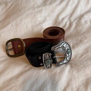 Free People Size S/M Belts (Pack of 2)